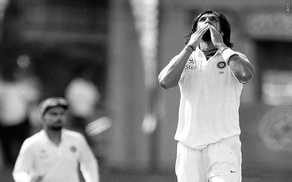 Ishant Sharma's celebration