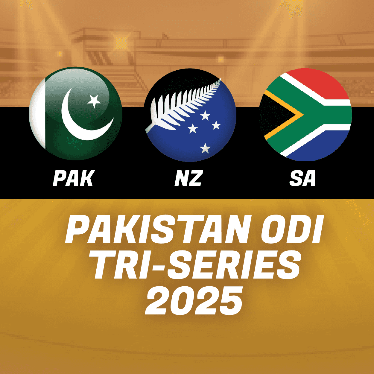 PAK ODI TRI-SERIES 2025