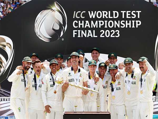 Team Australia with ICC World Test Championship mace (Photo: ICC/ Twitter)