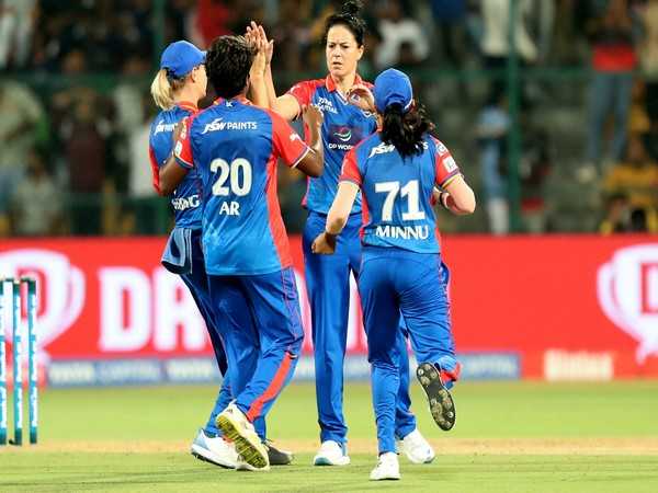 Marizanne Kapp celebrating her wicket.  (Picture: WPL/X)