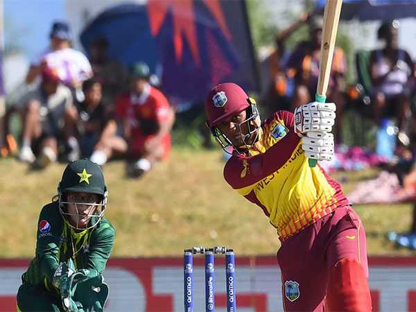 Pakistan and West Indies players in action. (Picture: ICC)