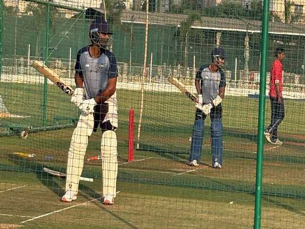 Gujarat Titans players during practice session ahead of IPL 2025. (Picture: GT)